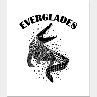 Alligator Silhouette | Everglades Posters and Art